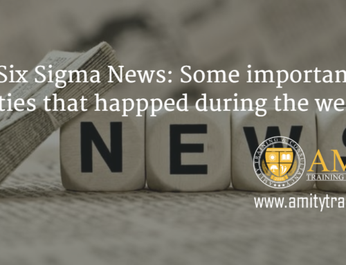 Lean Six Sigma News: Some important activities that happened for the week November 30, 2015